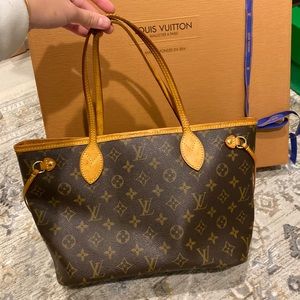 Louis vuitton neverfull PM monogram bag + box